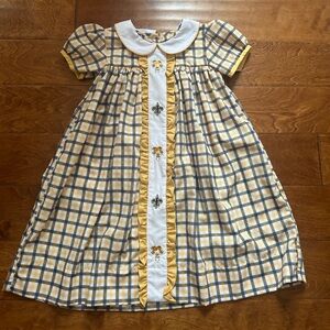 Like New Size 6 NOLA Smocked Saints  Dress